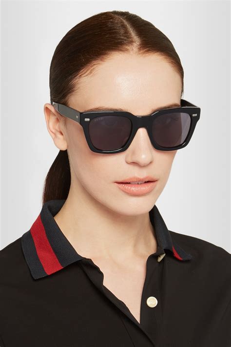 gucci square frame acetate glasses|authentic gucci sunglasses sale.